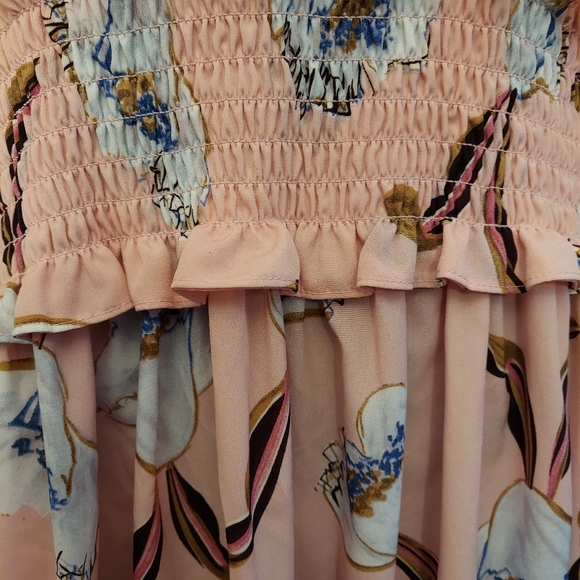 Plus Size Floral Spring Dress - Picture 7 of 7